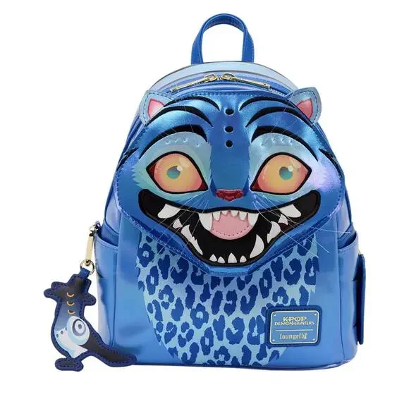 Loungefly K-Pop Demon Slayers Blue Cat Derp Mini Backpack - Picture 1 of 7